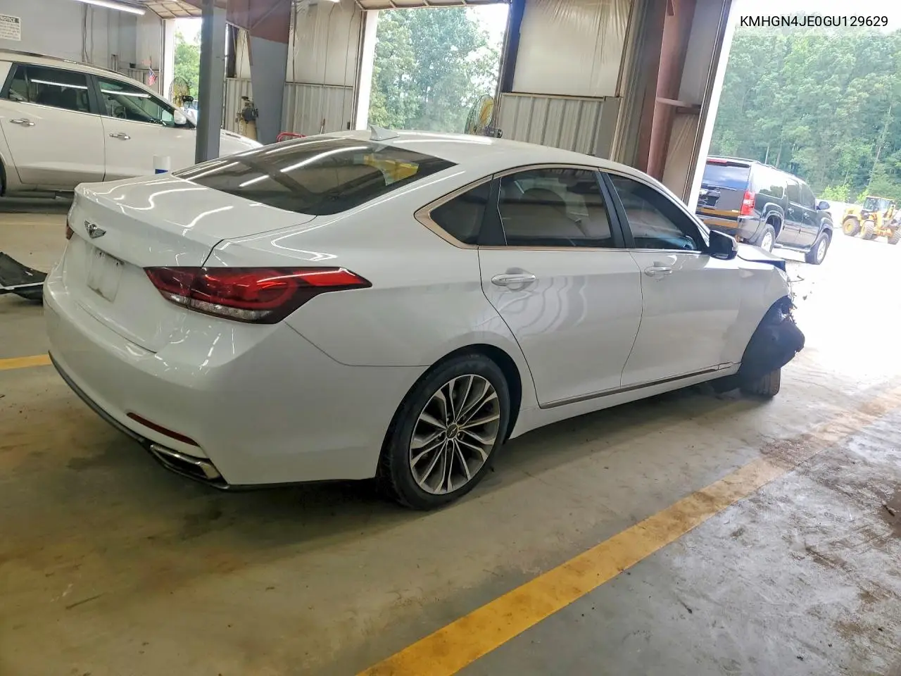 2016 Hyundai Genesis 3.8L VIN: KMHGN4JE0GU129629 Lot: 59879016