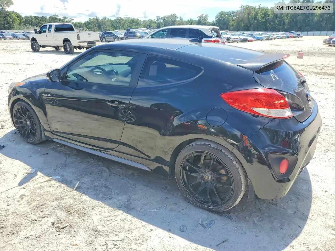 2016 Hyundai Veloster Turbo VIN: KMHTC6AE7GU296473 Lot: 60274186