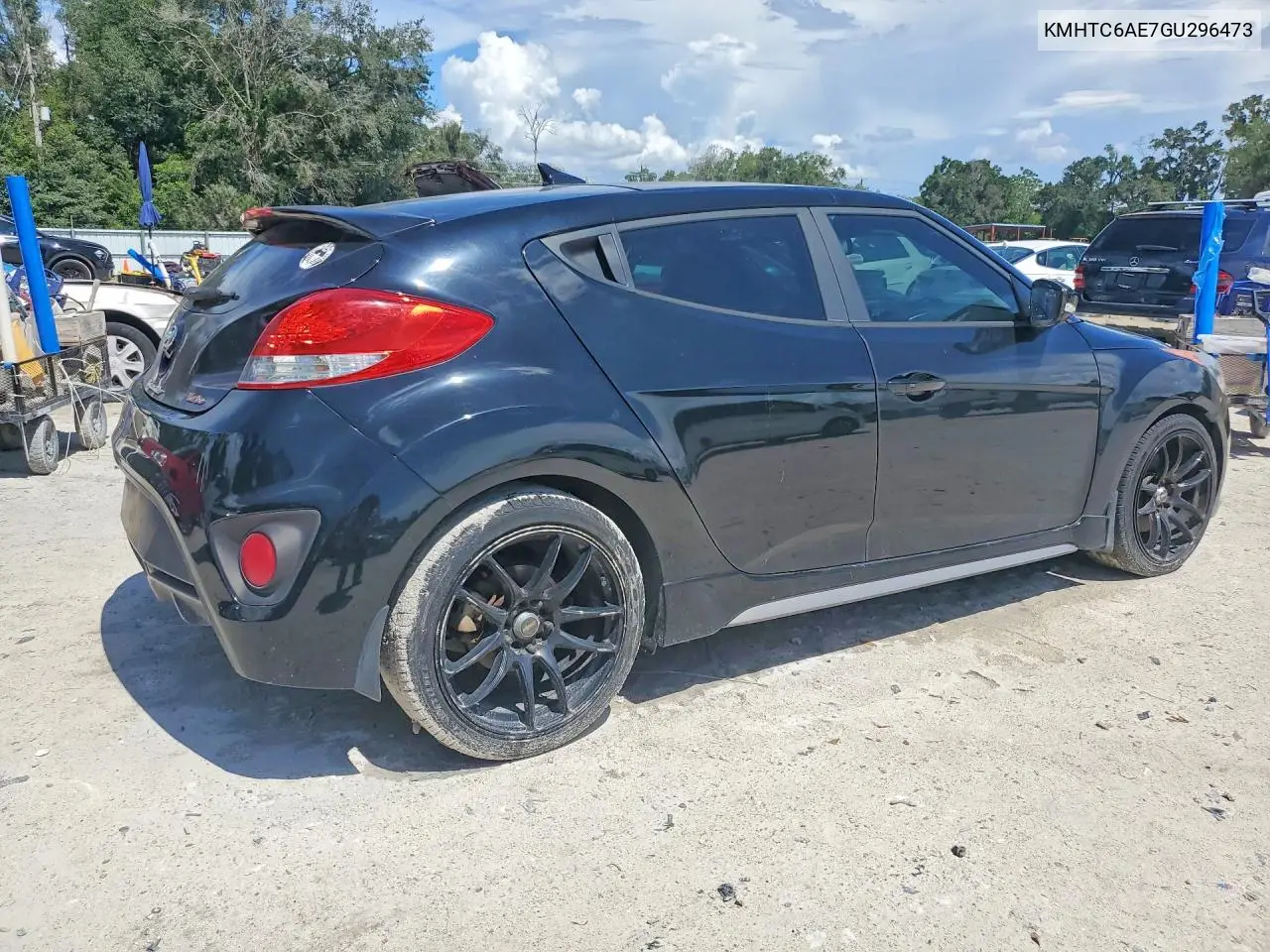 2016 Hyundai Veloster Turbo VIN: KMHTC6AE7GU296473 Lot: 60274186