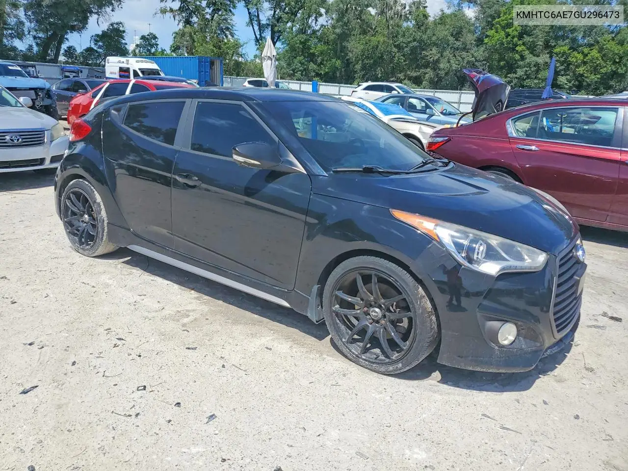 2016 Hyundai Veloster Turbo VIN: KMHTC6AE7GU296473 Lot: 60274186