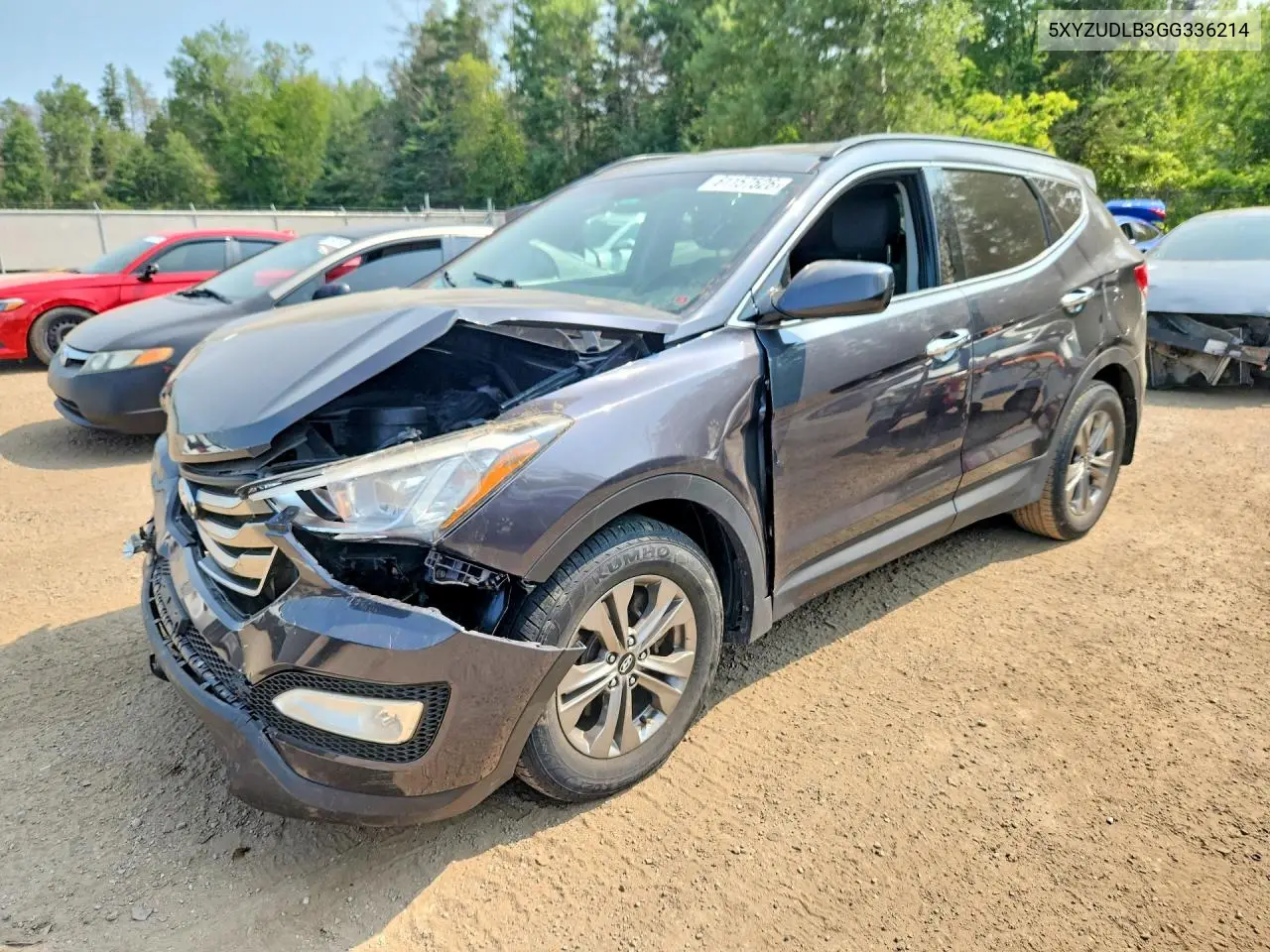 2016 Hyundai Santa Fe Sport 2.4L VIN: 5XYZUDLB3GG336214 Lot: 61157526