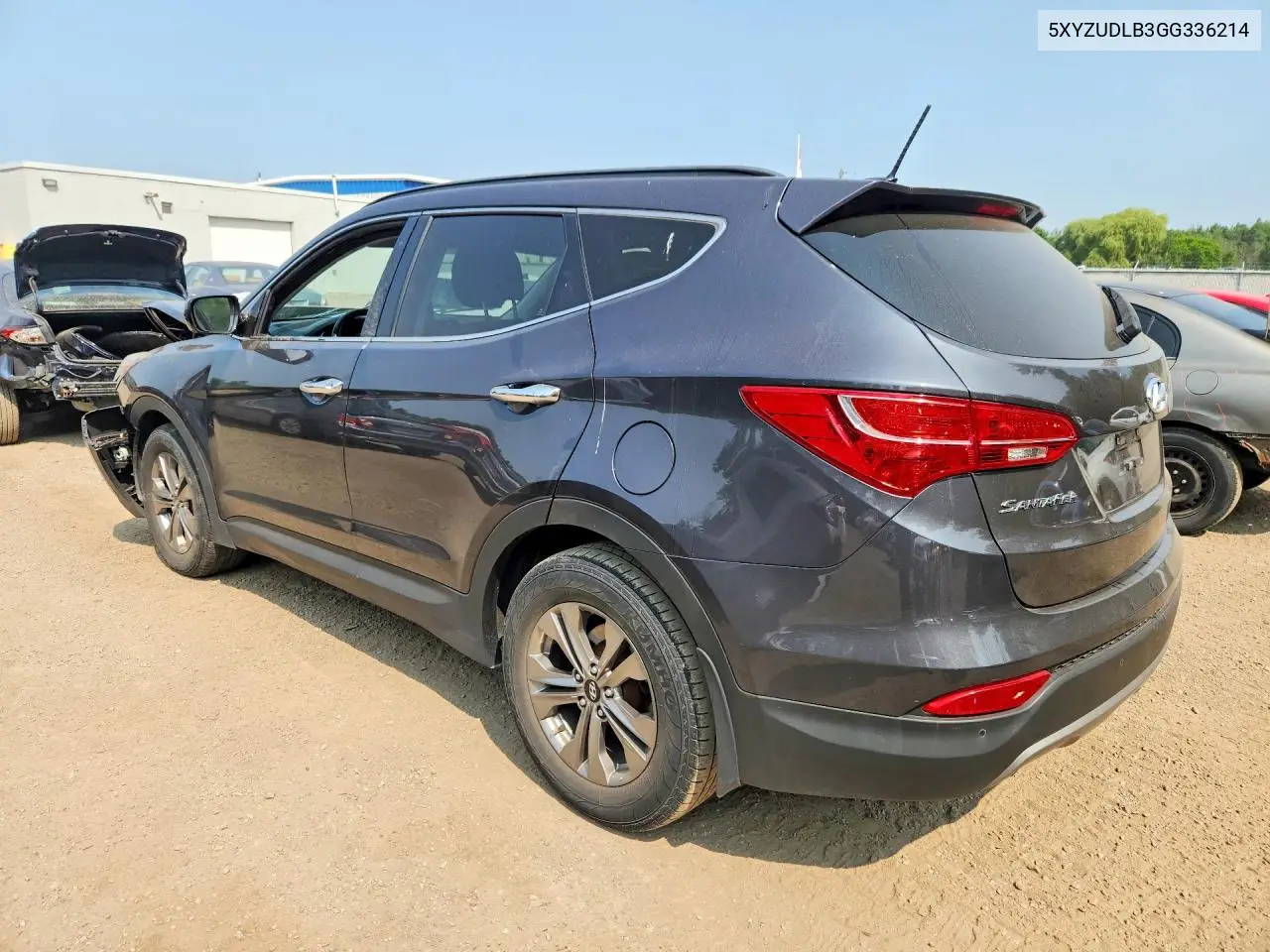 2016 Hyundai Santa Fe Sport 2.4L VIN: 5XYZUDLB3GG336214 Lot: 61157526