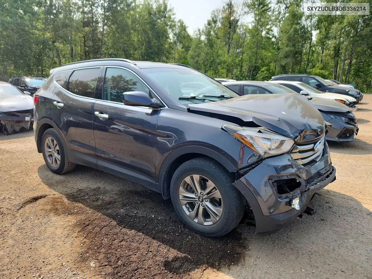 2016 Hyundai Santa Fe Sport 2.4L VIN: 5XYZUDLB3GG336214 Lot: 61157526