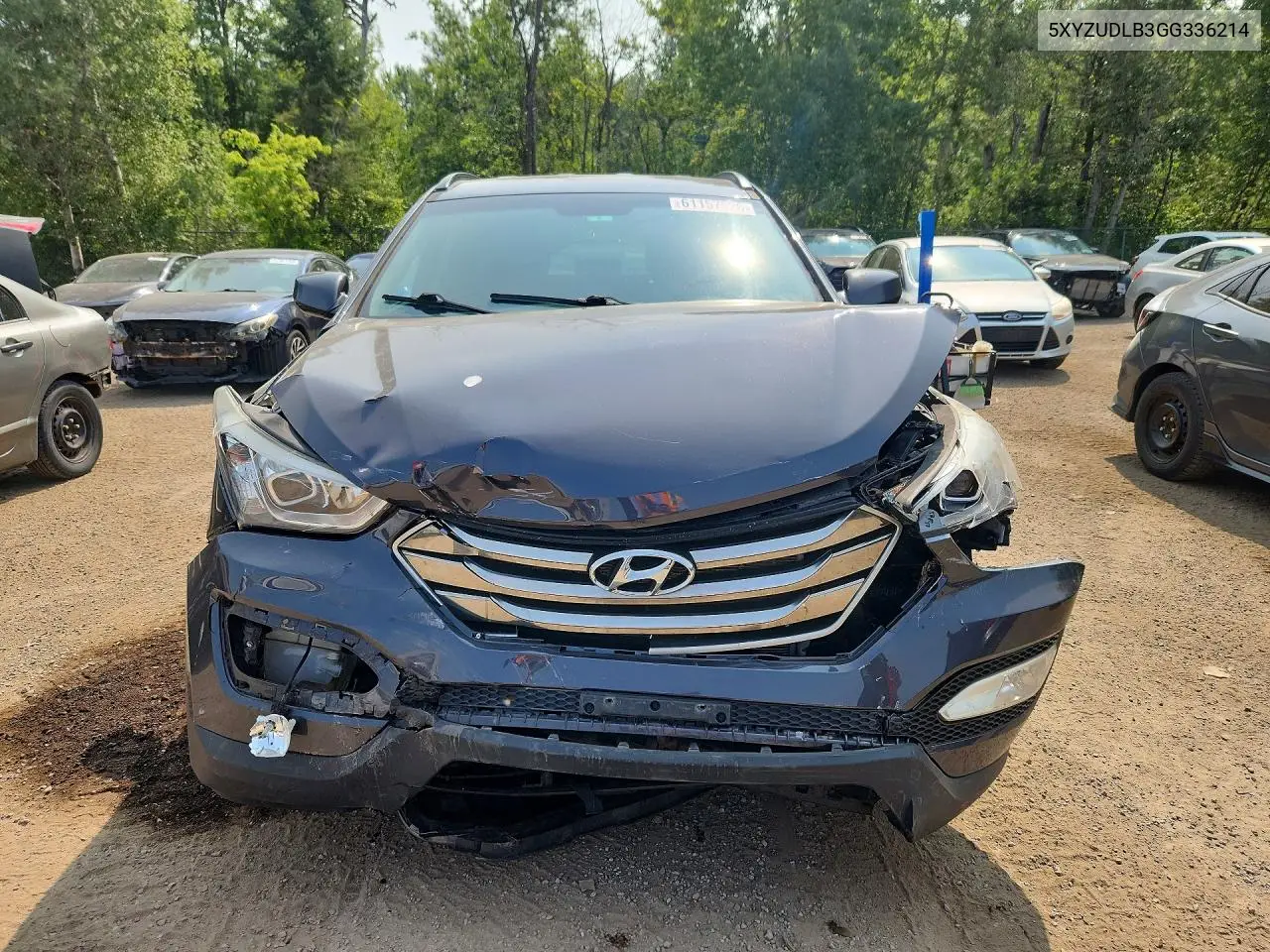 2016 Hyundai Santa Fe Sport 2.4L VIN: 5XYZUDLB3GG336214 Lot: 61157526