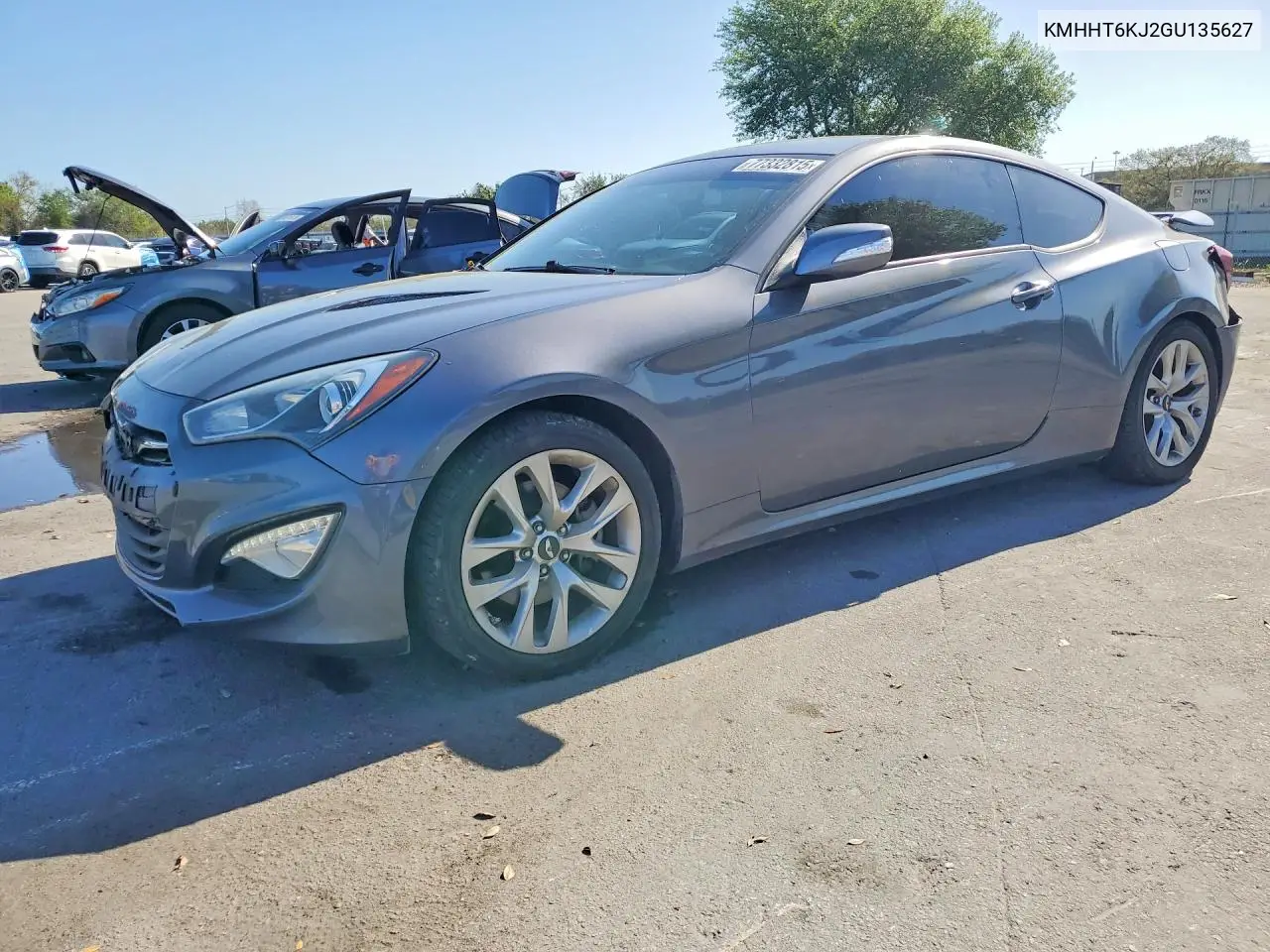 2016 Hyundai Genesis Coupe 3.8L VIN: KMHHT6KJ2GU135627 Lot: 77332815