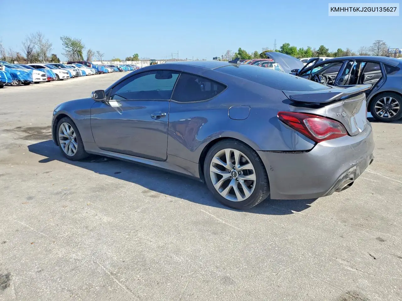 2016 Hyundai Genesis Coupe 3.8L VIN: KMHHT6KJ2GU135627 Lot: 77332815