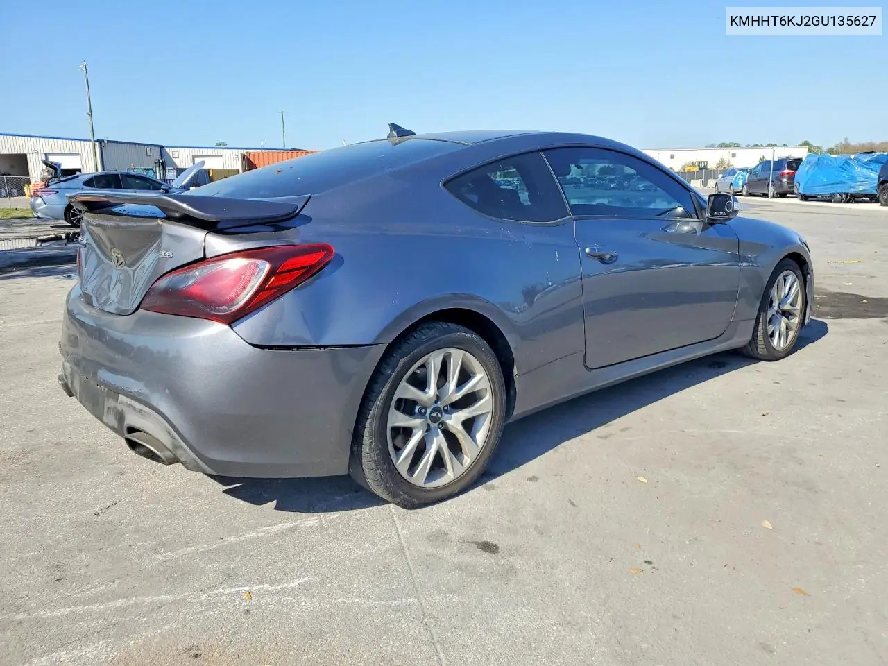 2016 Hyundai Genesis Coupe 3.8L VIN: KMHHT6KJ2GU135627 Lot: 77332815