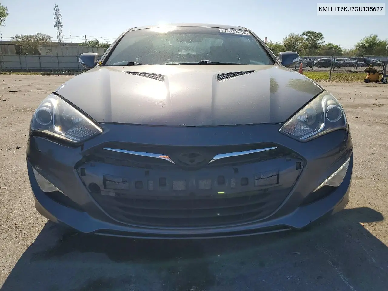 2016 Hyundai Genesis Coupe 3.8L VIN: KMHHT6KJ2GU135627 Lot: 77332815