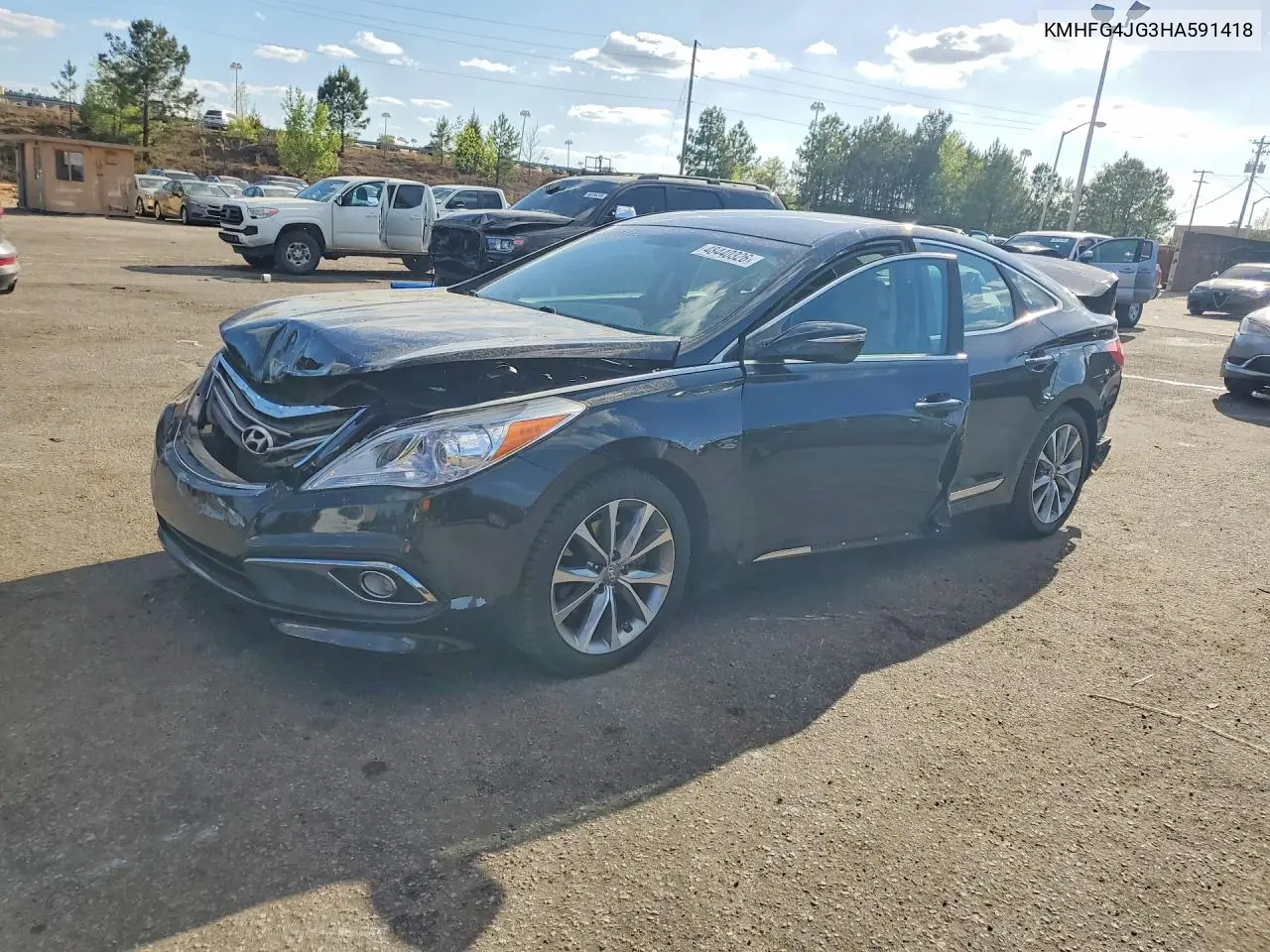 2017 Hyundai Azera Base VIN: KMHFG4JG3HA591418 Lot: 48440326