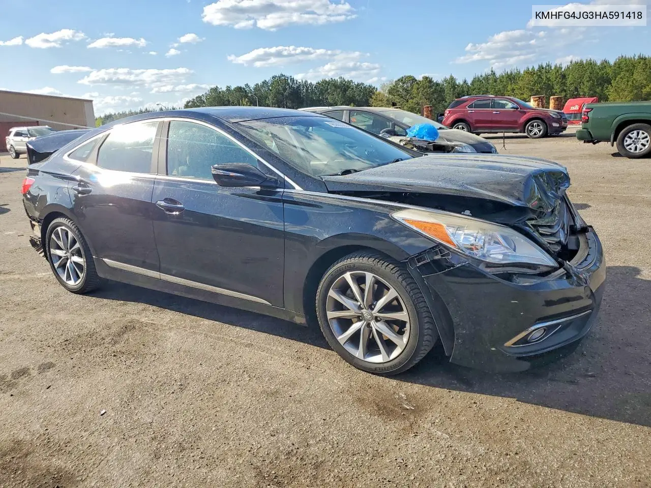 2017 Hyundai Azera Base VIN: KMHFG4JG3HA591418 Lot: 48440326