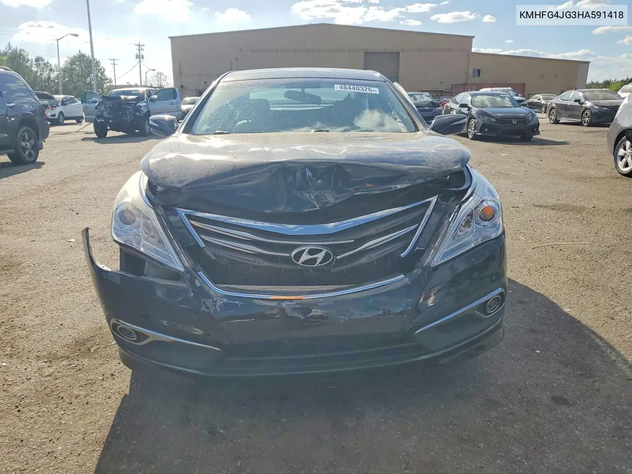 2017 Hyundai Azera Base VIN: KMHFG4JG3HA591418 Lot: 48440326