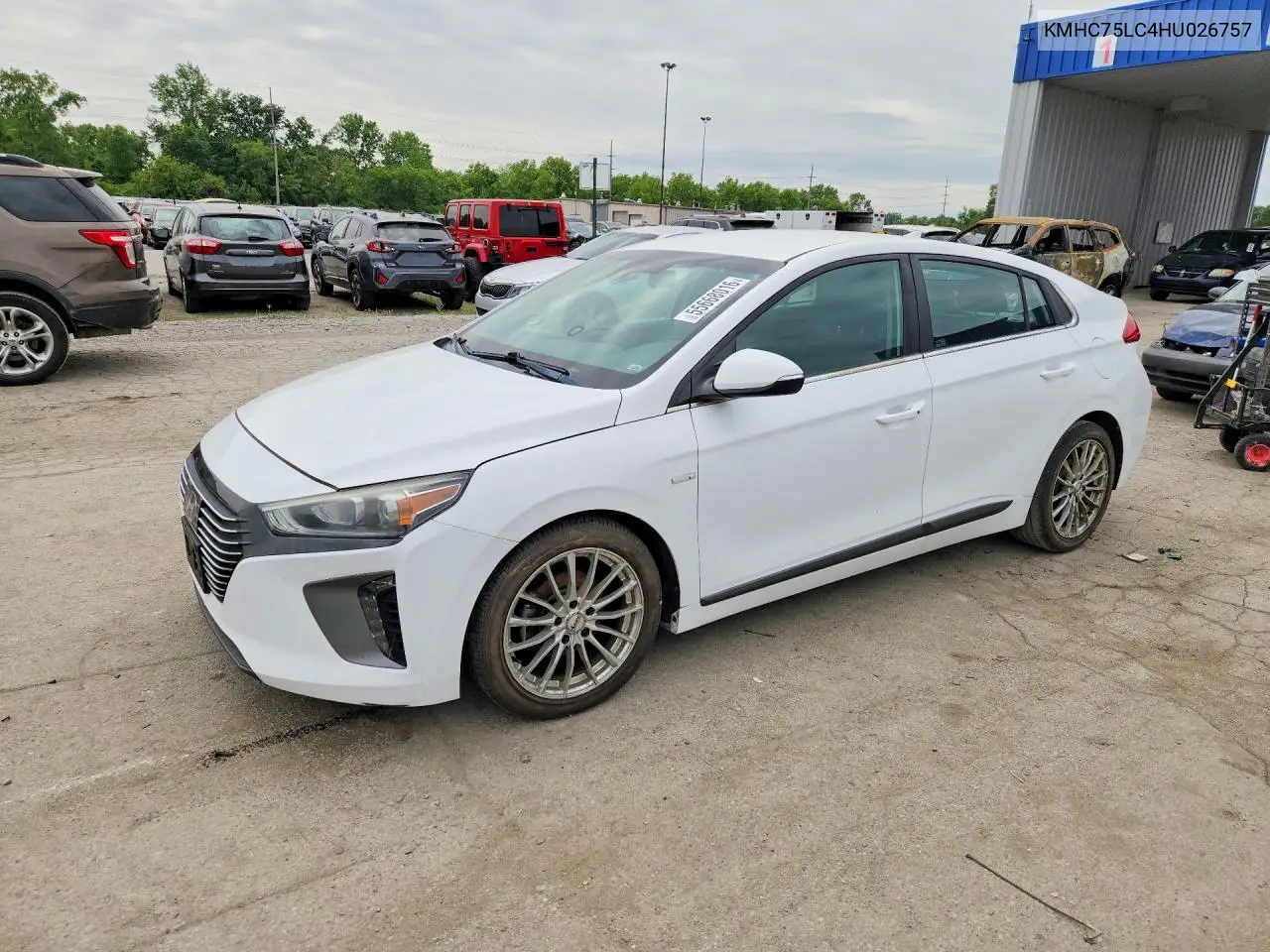 2017 Hyundai Ioniq Sel VIN: KMHC75LC4HU026757 Lot: 55668016