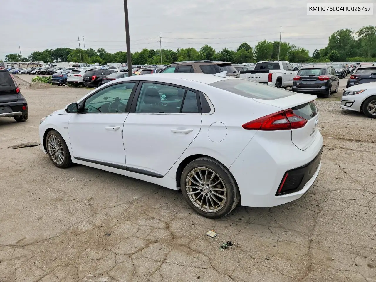 2017 Hyundai Ioniq Sel VIN: KMHC75LC4HU026757 Lot: 55668016