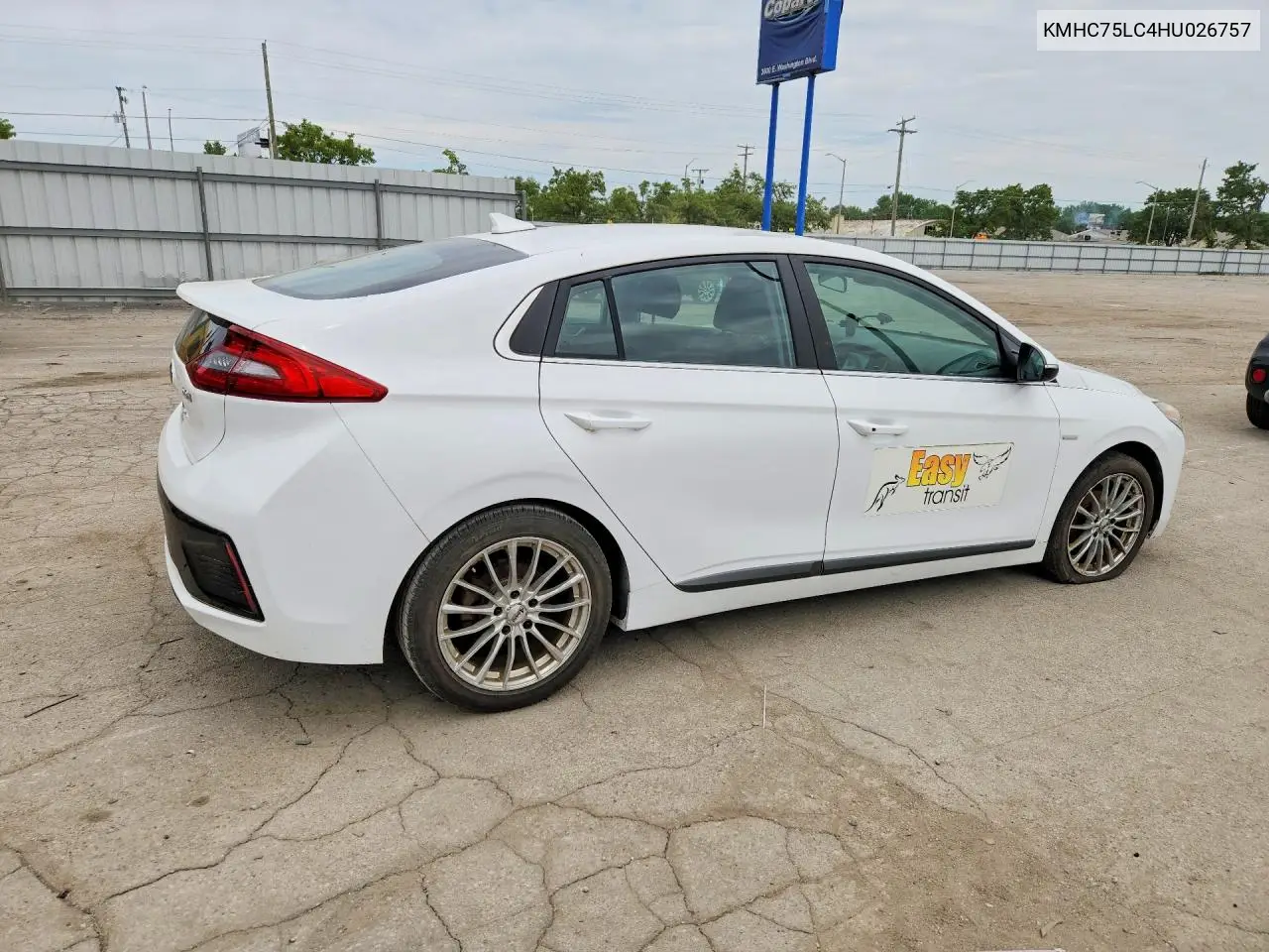2017 Hyundai Ioniq Sel VIN: KMHC75LC4HU026757 Lot: 55668016
