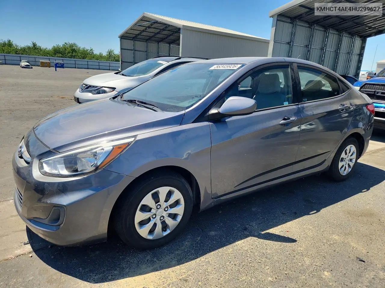 2017 Hyundai Accent Se VIN: KMHCT4AE4HU299627 Lot: 56345926
