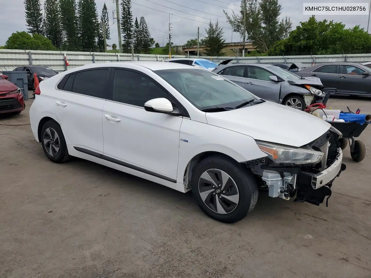 2017 Hyundai Ioniq Sel VIN: KMHC75LC1HU028756 Lot: 56516166