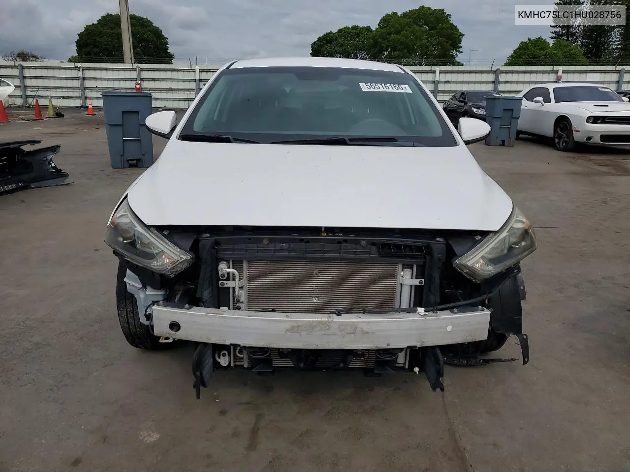 2017 Hyundai Ioniq Sel VIN: KMHC75LC1HU028756 Lot: 56516166