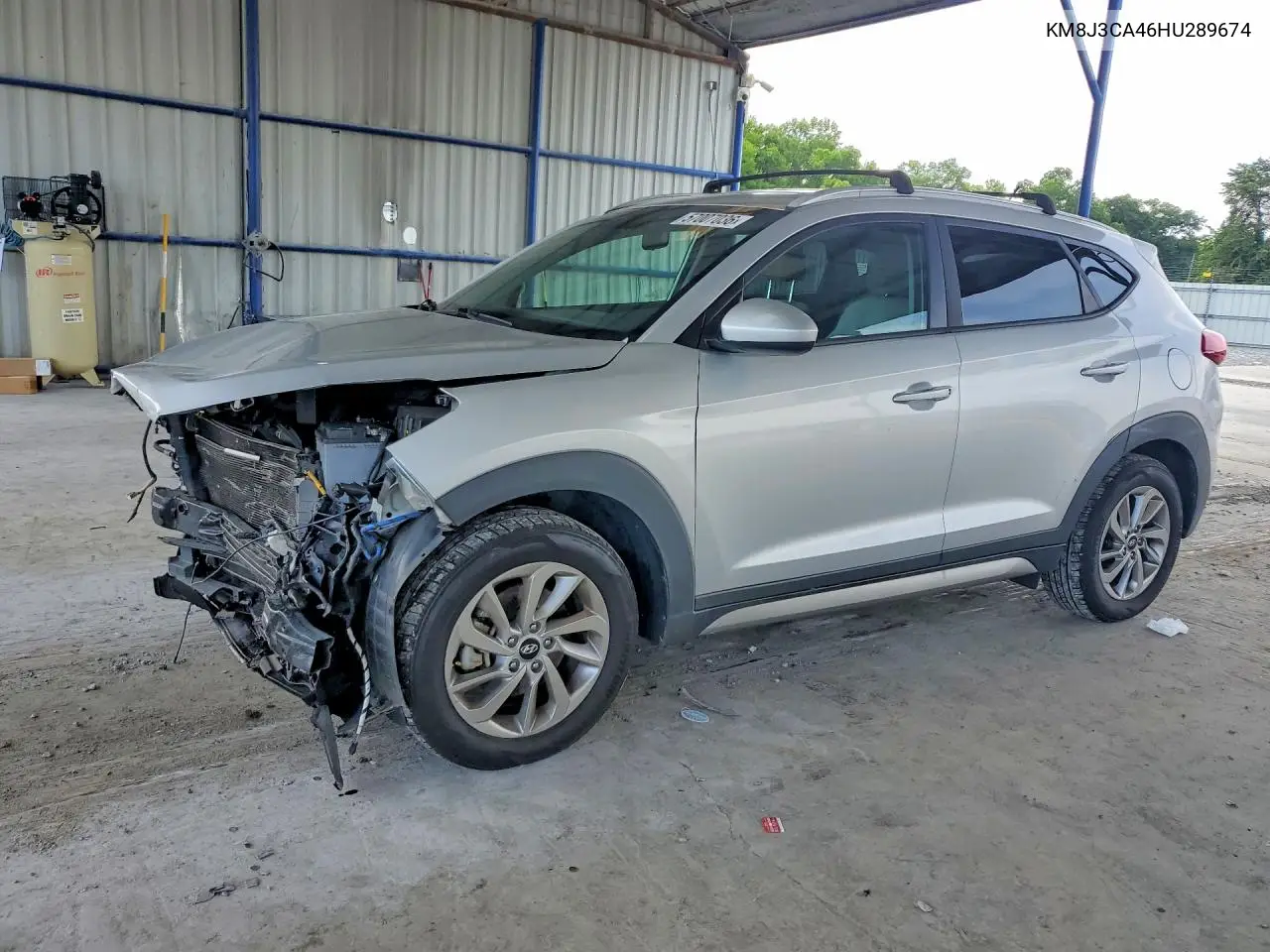 2017 Hyundai Tucson Se VIN: KM8J3CA46HU289674 Lot: 57007036