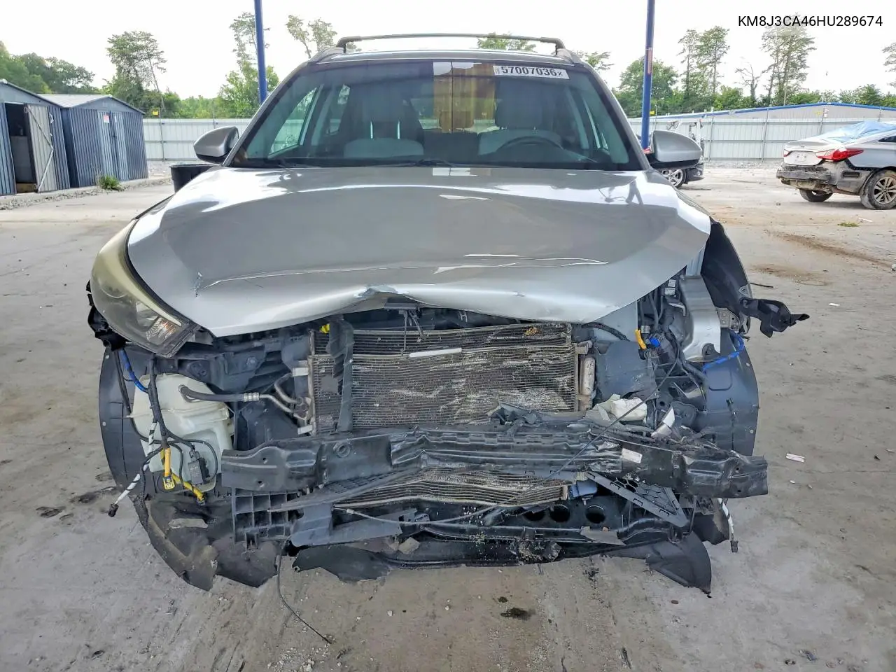 2017 Hyundai Tucson Se VIN: KM8J3CA46HU289674 Lot: 57007036