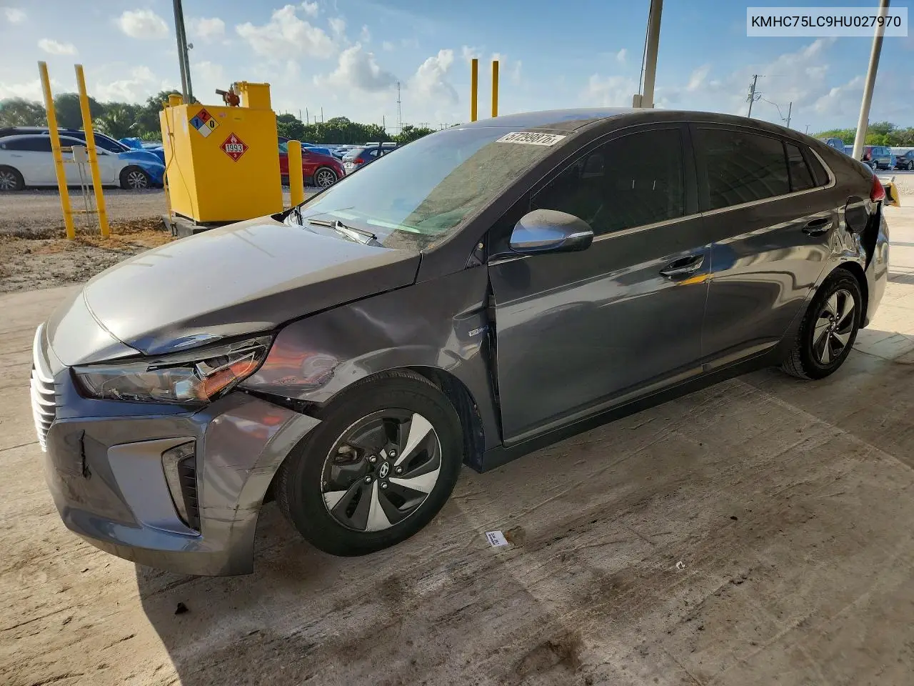 2017 Hyundai Ioniq Sel VIN: KMHC75LC9HU027970 Lot: 57299876