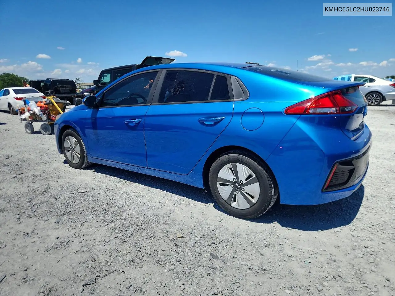 2017 Hyundai Ioniq Blue VIN: KMHC65LC2HU023746 Lot: 58647756