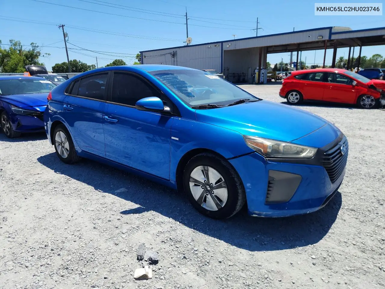 2017 Hyundai Ioniq Blue VIN: KMHC65LC2HU023746 Lot: 58647756