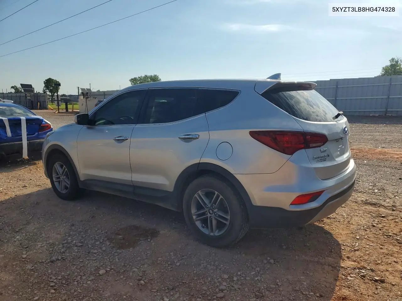 2017 Hyundai Santa Fe Sport 2.4L VIN: 5XYZT3LB8HG474328 Lot: 59145526
