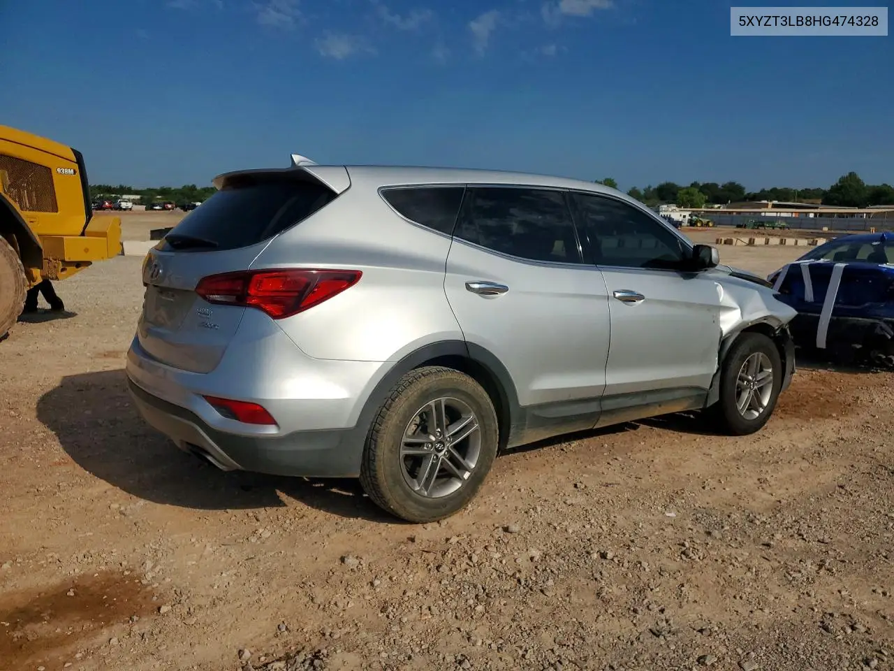 2017 Hyundai Santa Fe Sport 2.4L VIN: 5XYZT3LB8HG474328 Lot: 59145526