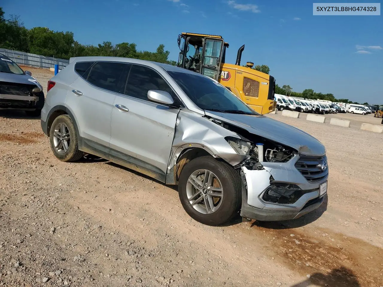 2017 Hyundai Santa Fe Sport 2.4L VIN: 5XYZT3LB8HG474328 Lot: 59145526