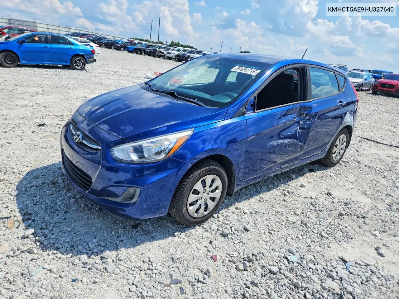 2017 Hyundai Accent Se VIN: KMHCT5AE9HU327640 Lot: 59661716