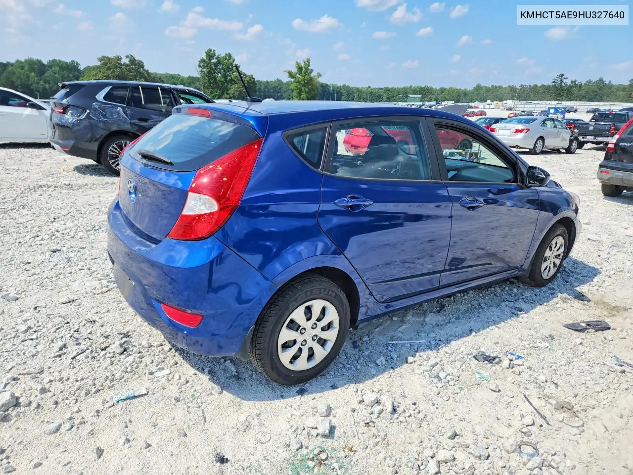2017 Hyundai Accent Se VIN: KMHCT5AE9HU327640 Lot: 59661716
