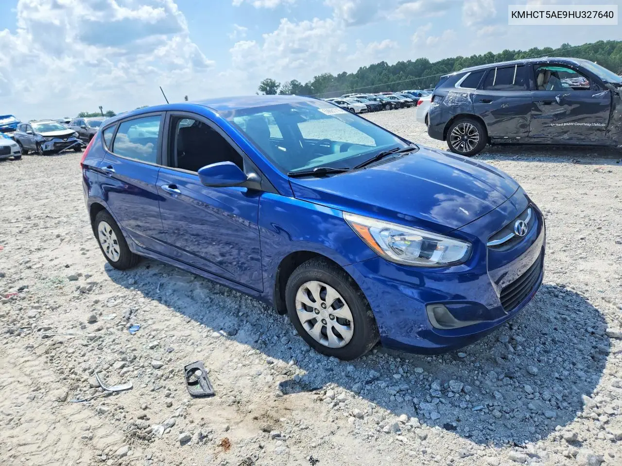 2017 Hyundai Accent Se VIN: KMHCT5AE9HU327640 Lot: 59661716