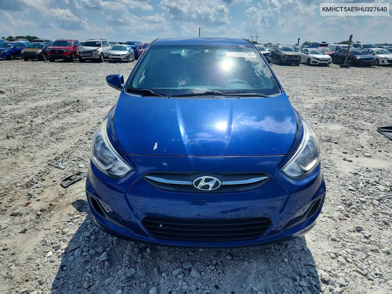 2017 Hyundai Accent Se VIN: KMHCT5AE9HU327640 Lot: 59661716