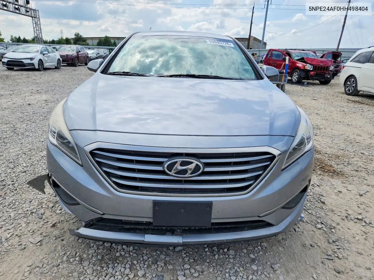 2017 Hyundai Sonata Se VIN: 5NPE24AF0HH498404 Lot: 59695726