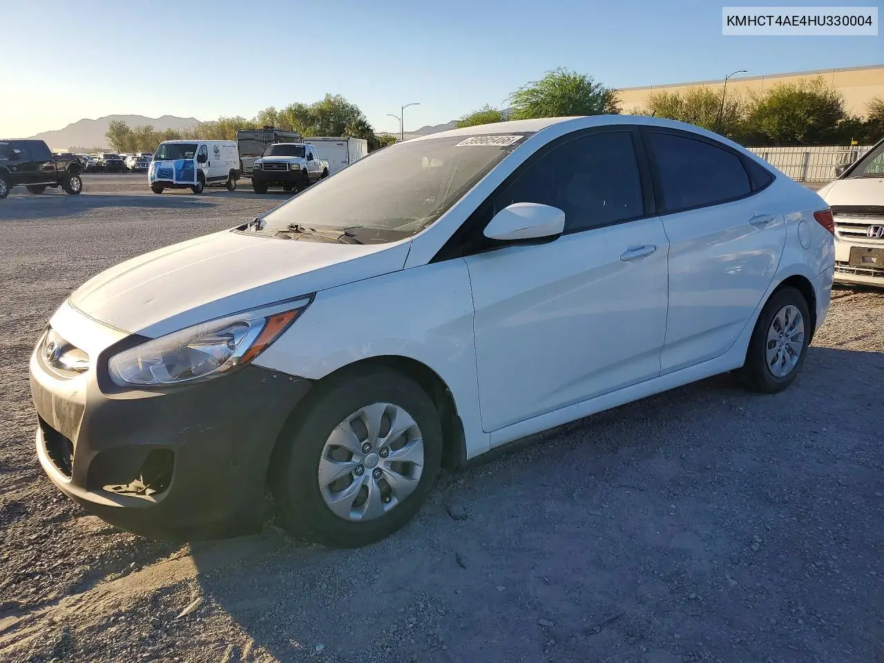 2017 Hyundai Accent Se VIN: KMHCT4AE4HU330004 Lot: 59985466