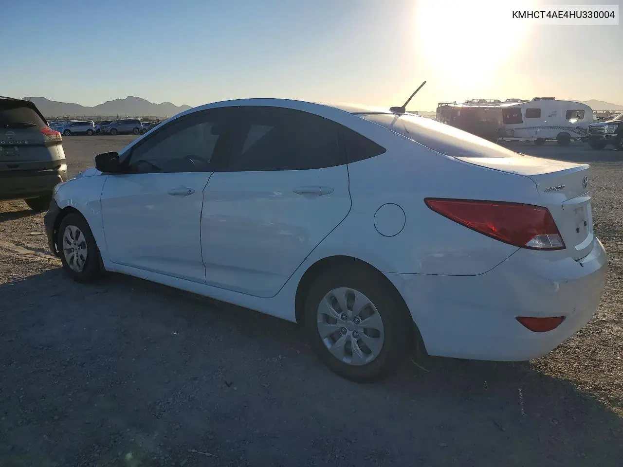 2017 Hyundai Accent Se VIN: KMHCT4AE4HU330004 Lot: 59985466