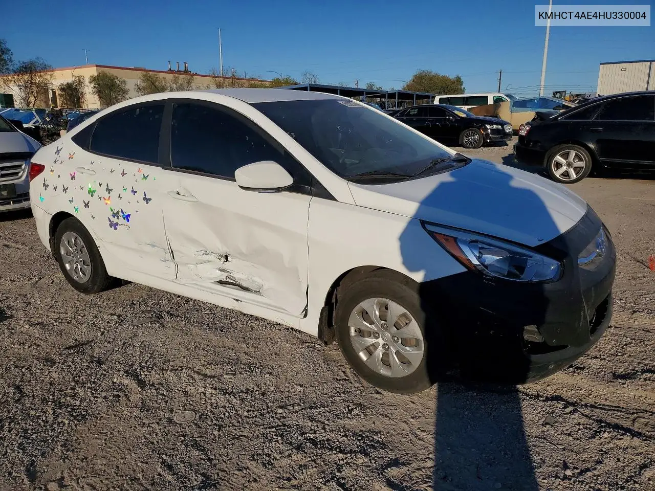 2017 Hyundai Accent Se VIN: KMHCT4AE4HU330004 Lot: 59985466