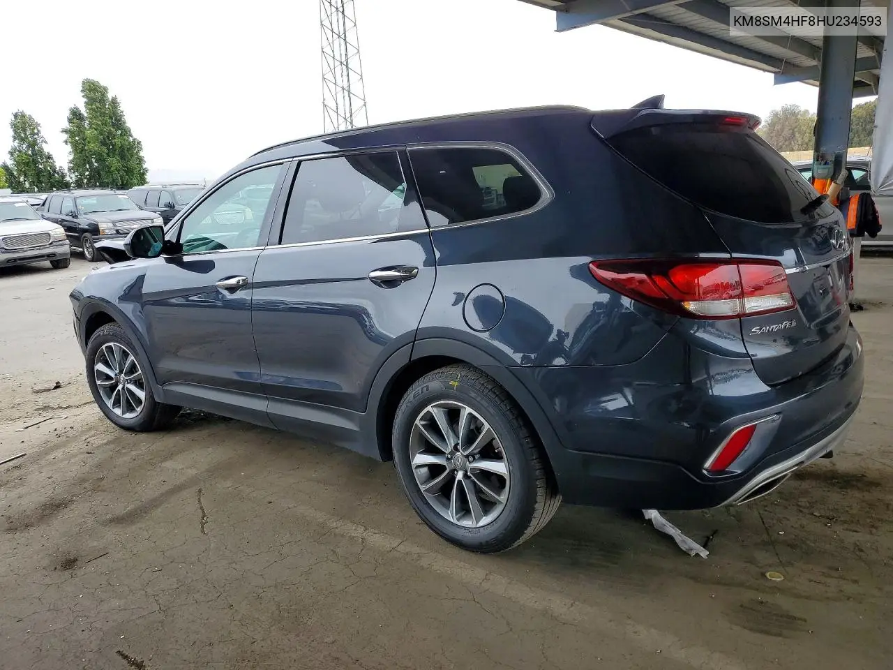 2017 Hyundai Santa Fe Se VIN: KM8SM4HF8HU234593 Lot: 60297346