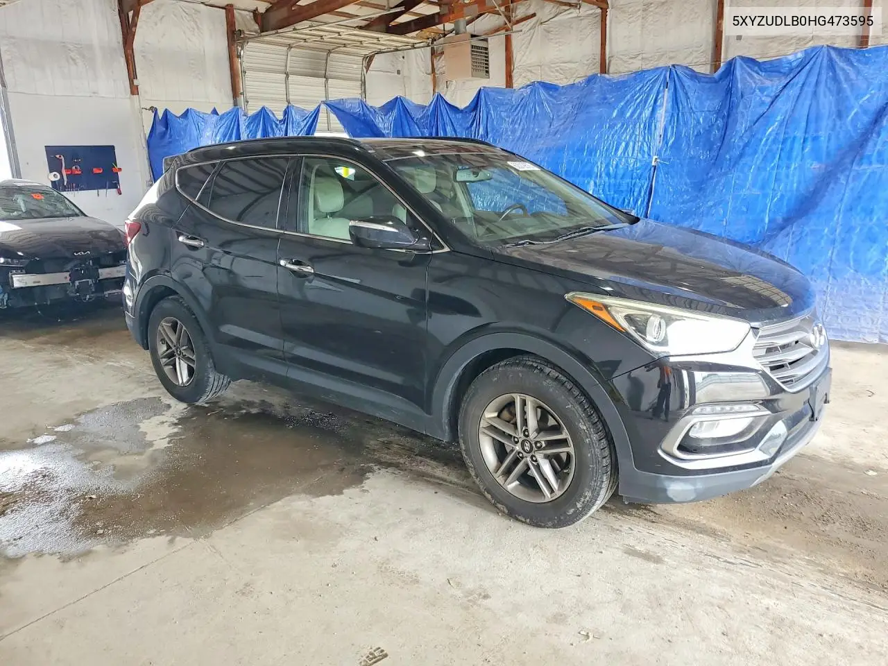 2017 Hyundai Santa Fe Sport 2.4L VIN: 5XYZUDLB0HG473595 Lot: 62019876