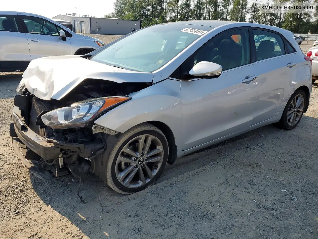 2017 Hyundai Elantra Gt Base VIN: KMHD35LH3HU359091 Lot: 62138866