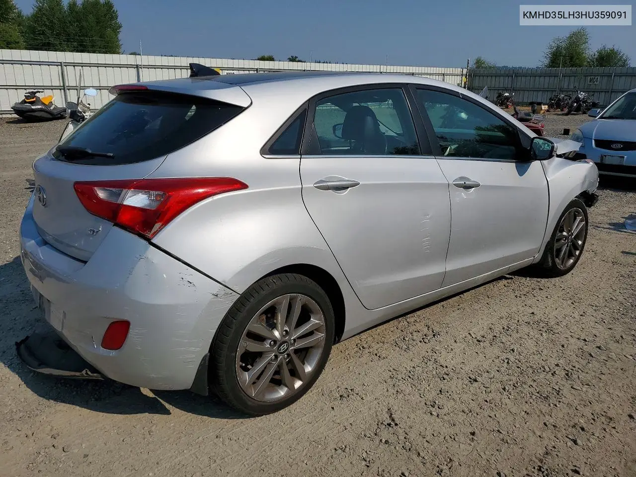2017 Hyundai Elantra Gt Base VIN: KMHD35LH3HU359091 Lot: 62138866