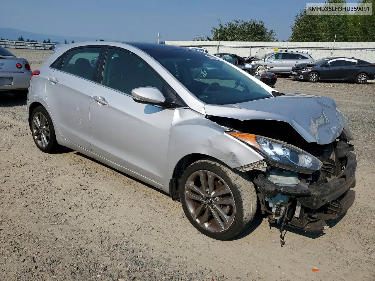 2017 Hyundai Elantra Gt Base VIN: KMHD35LH3HU359091 Lot: 62138866