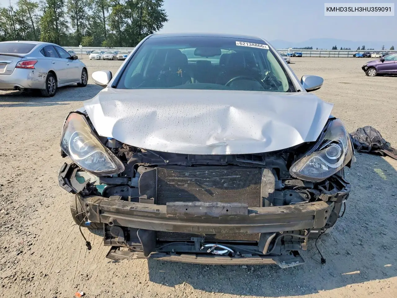 2017 Hyundai Elantra Gt Base VIN: KMHD35LH3HU359091 Lot: 62138866