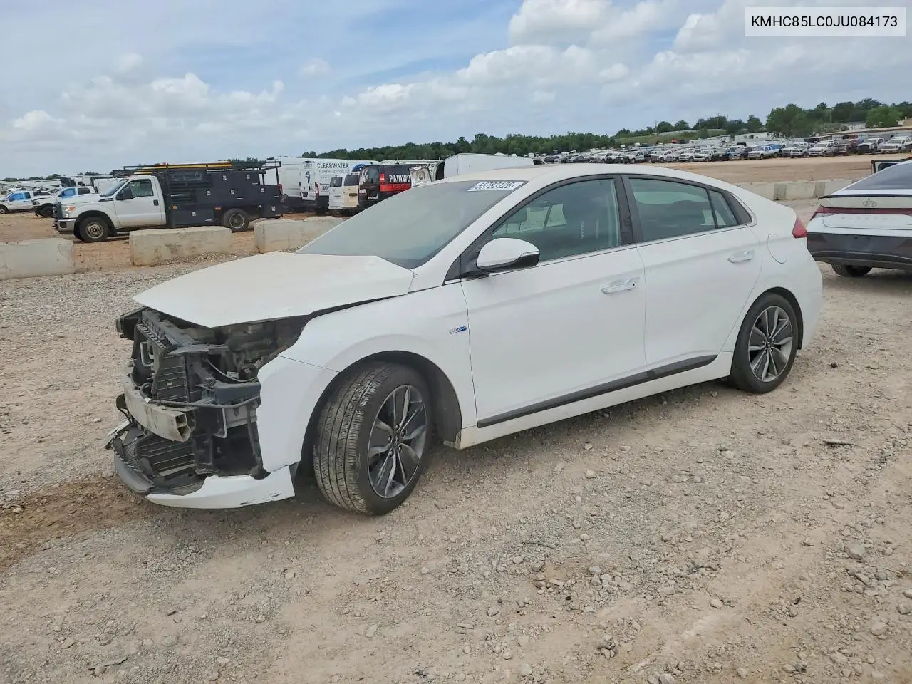 2018 Hyundai Ioniq Limited VIN: KMHC85LC0JU084173 Lot: 55783126
