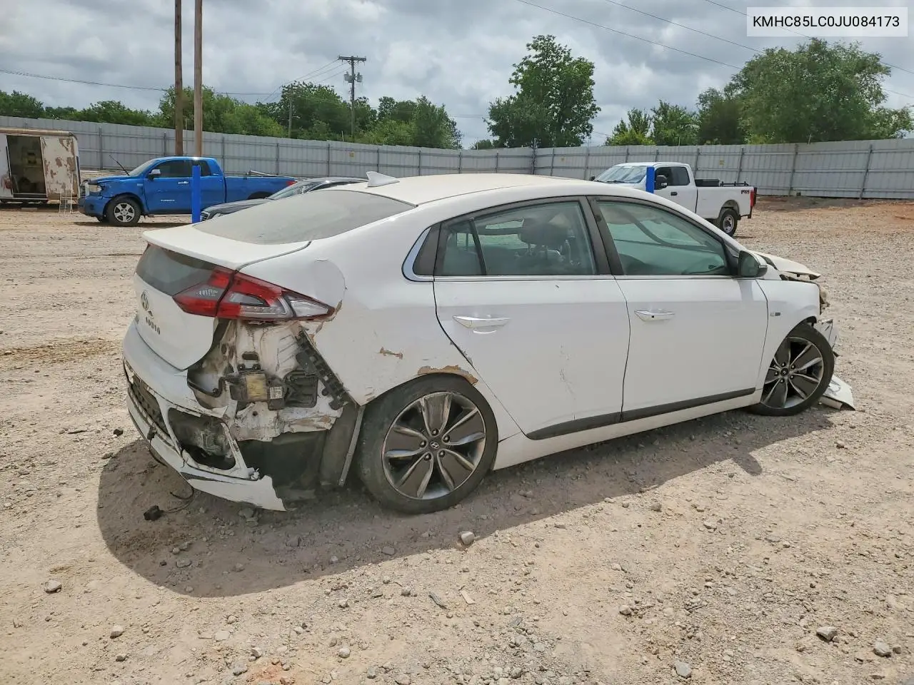 2018 Hyundai Ioniq Limited VIN: KMHC85LC0JU084173 Lot: 55783126