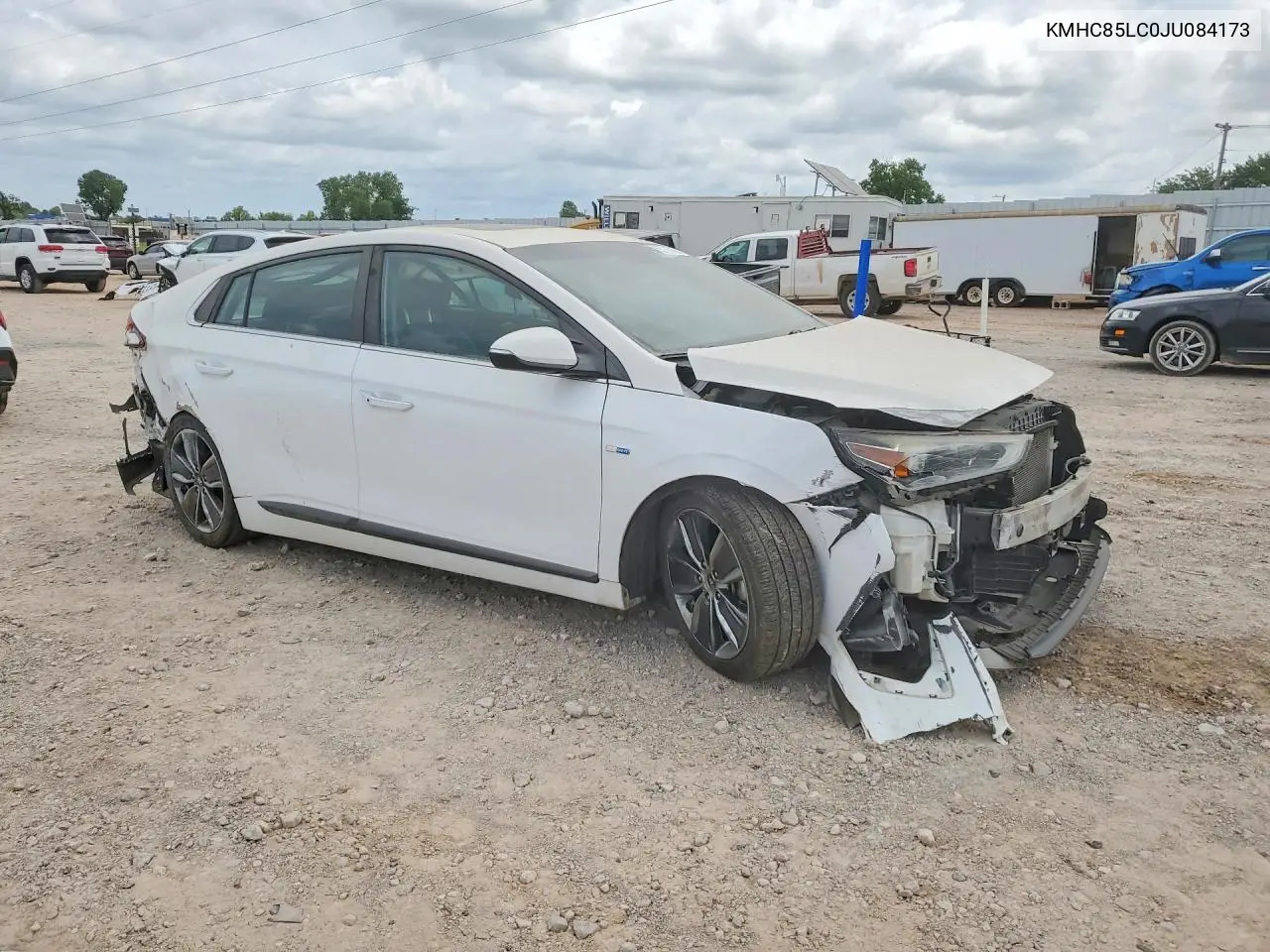 2018 Hyundai Ioniq Limited VIN: KMHC85LC0JU084173 Lot: 55783126