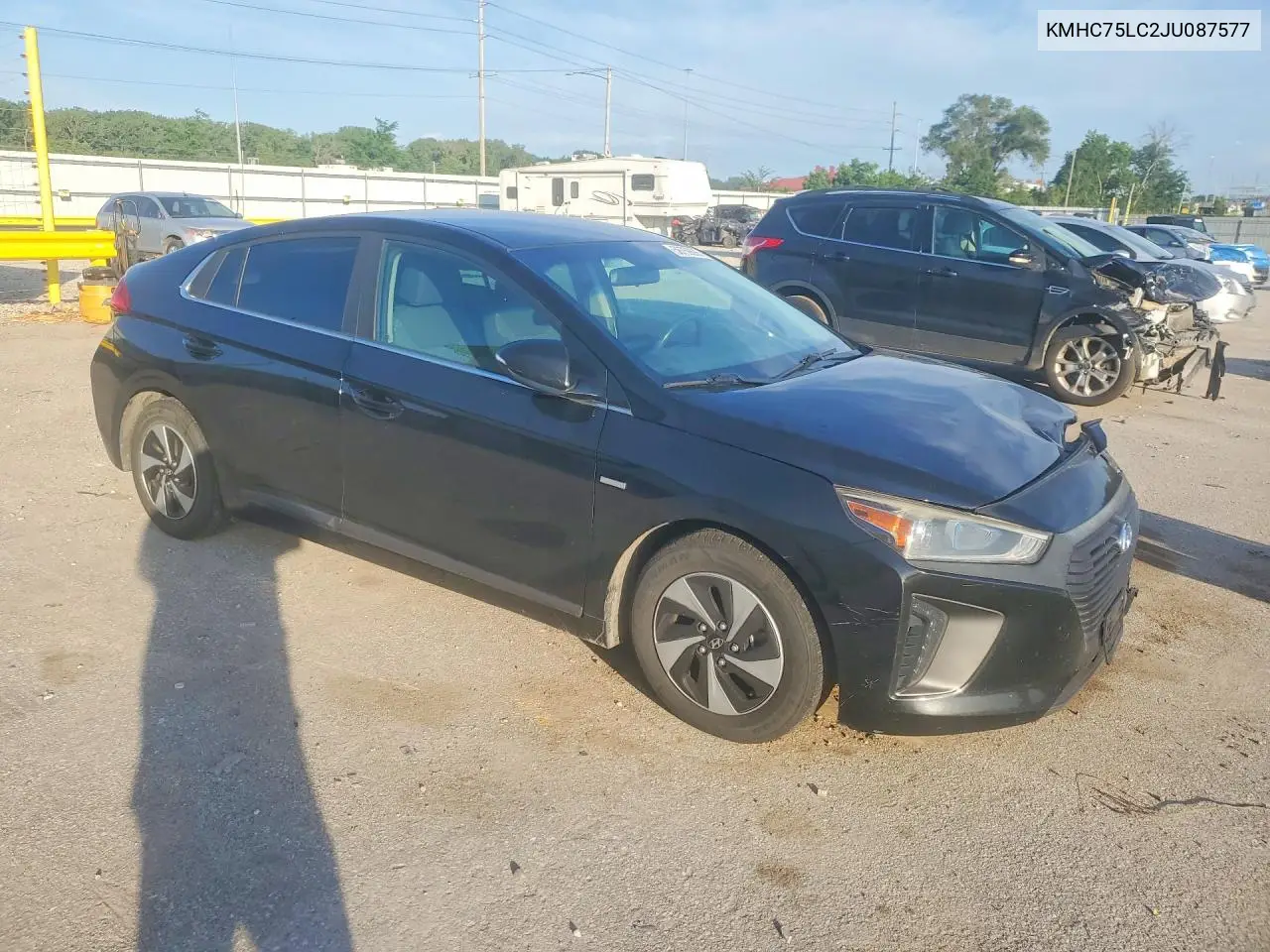 2018 Hyundai Ioniq Sel VIN: KMHC75LC2JU087577 Lot: 56759696