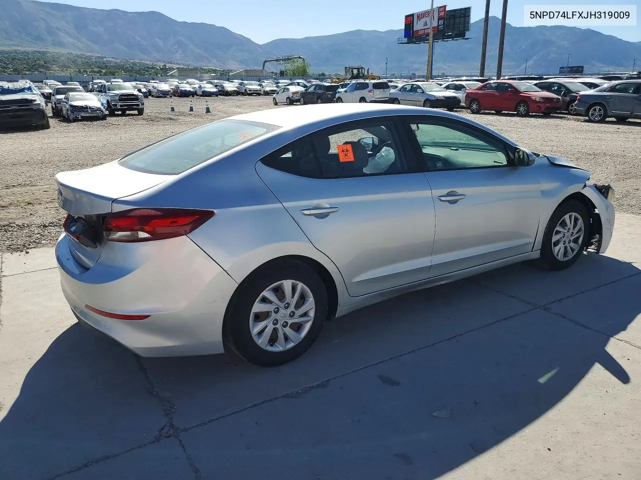 2018 Hyundai Elantra Se VIN: 5NPD74LFXJH319009 Lot: 56953886