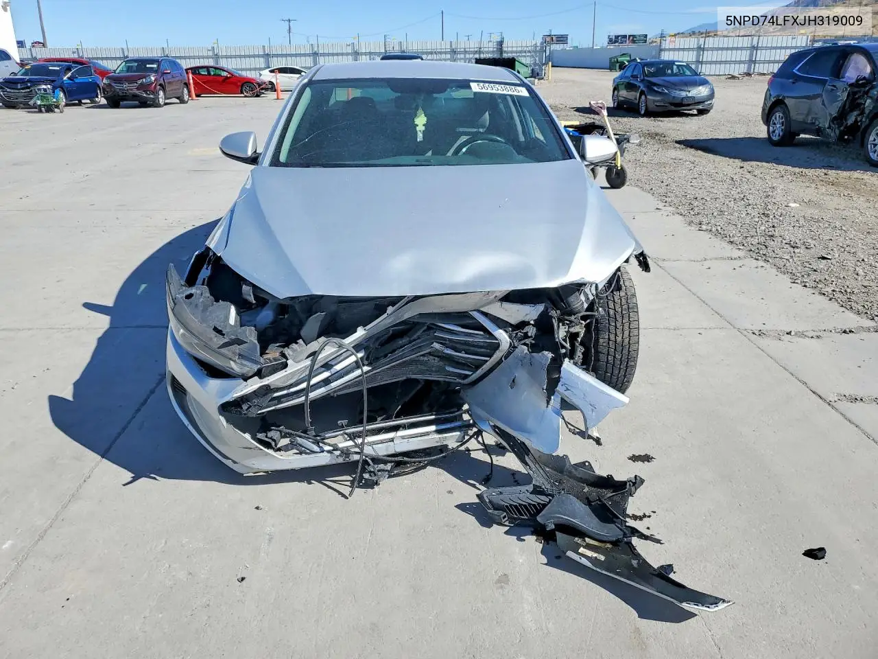 2018 Hyundai Elantra Se VIN: 5NPD74LFXJH319009 Lot: 56953886