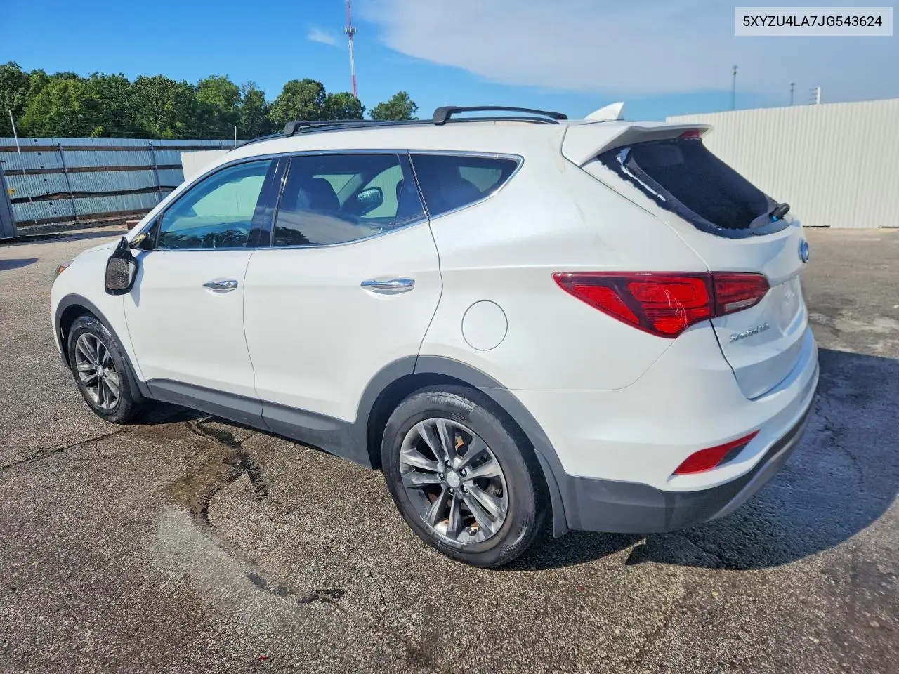 2018 Hyundai Santa Fe Sport 2.0T VIN: 5XYZU4LA7JG543624 Lot: 57270736